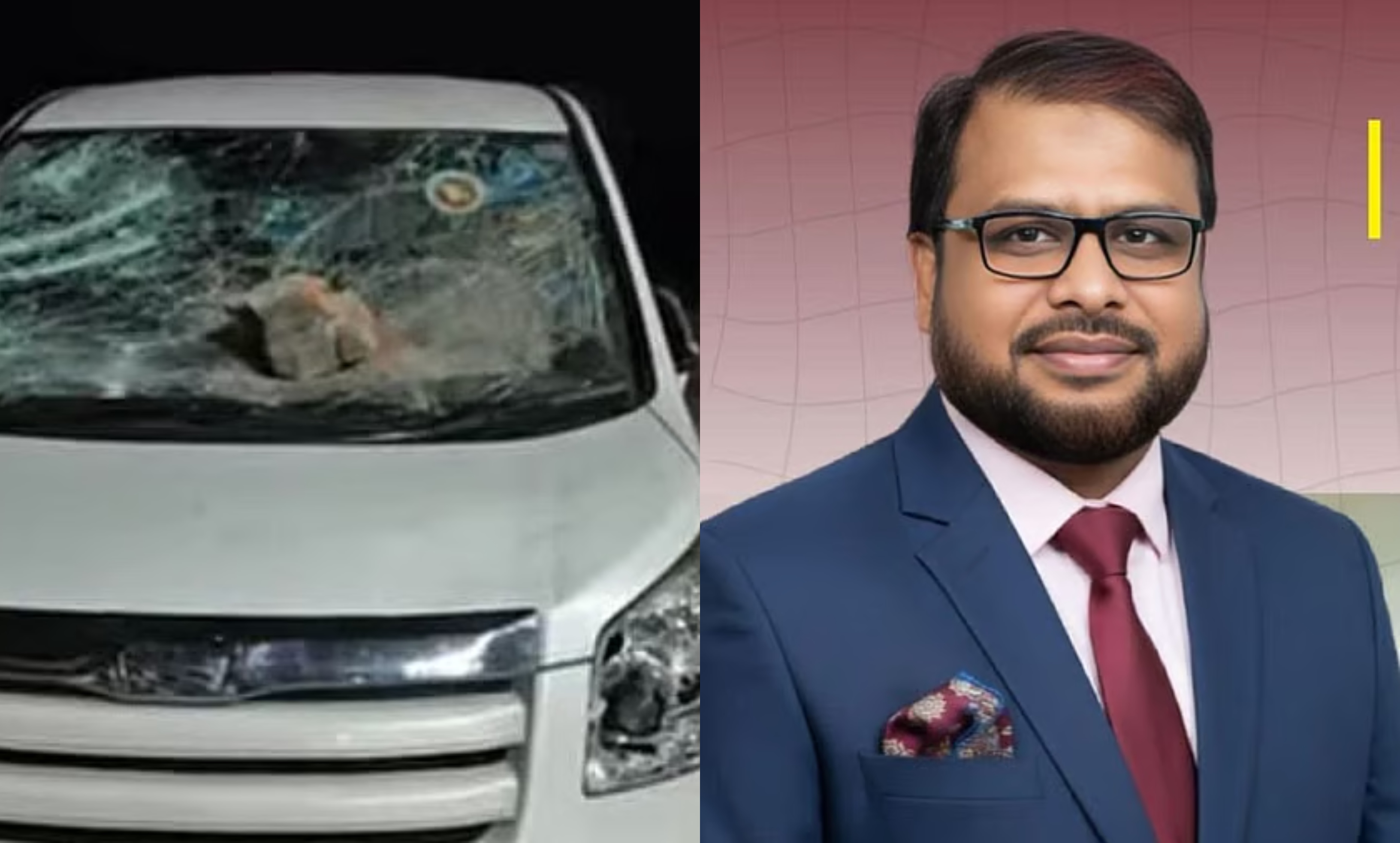 নেত্রকোনায় জামায়াতের এমপিকে অবরুদ্ধ ও গাড়ি ভাঙচুরের অভিযোগ